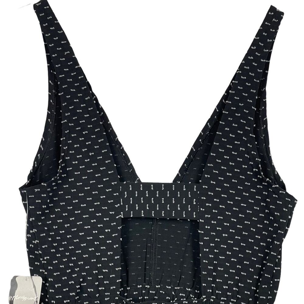 Free People Jog It Off Romper Black Polka Dot Size XS NEW - Picture 6 of 10